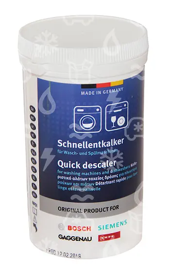 odstraňovač vodního kamene v pračkách a myčkách, 250 g